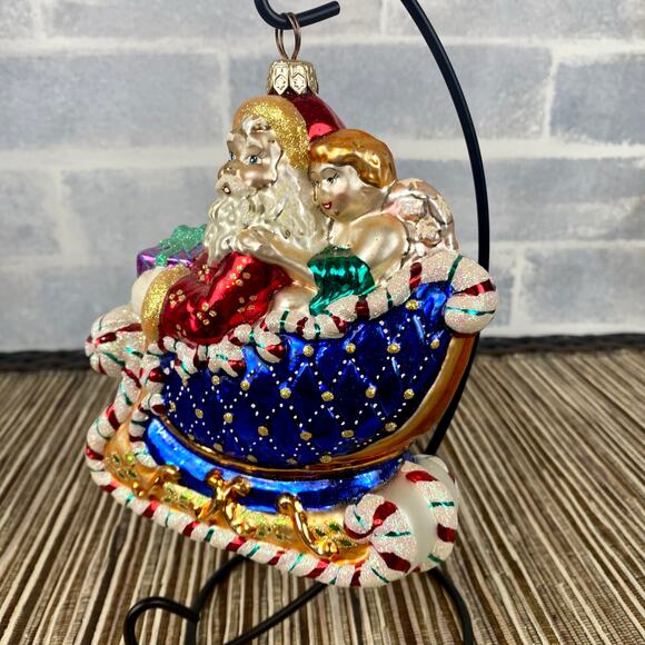 Christopher Radko CANDY RIDE Limited Edition Blown Glass 1999 Ornament - Picture 5 of 13